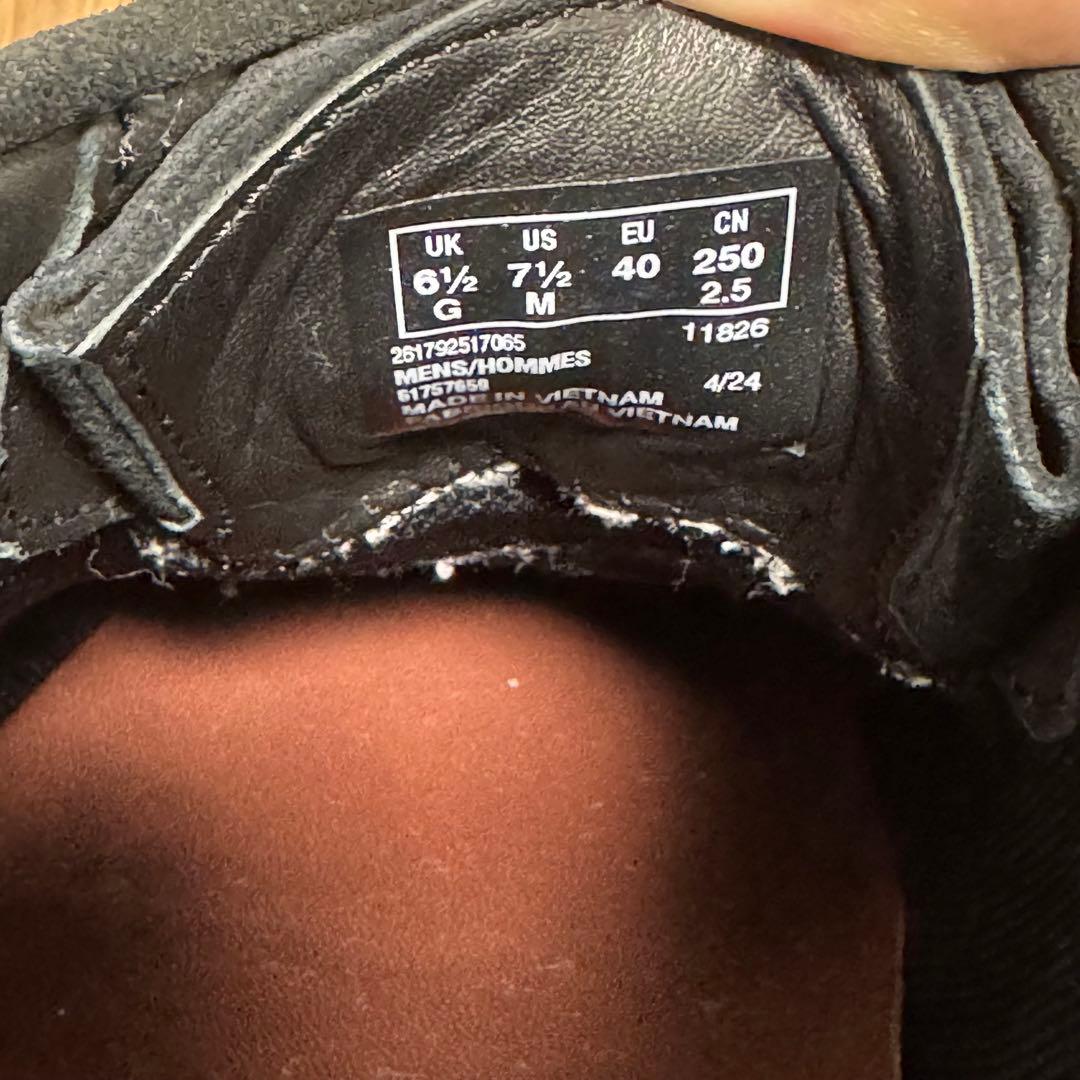 Clarks ワラビーゴアテックス ブラックスエード UK6.5