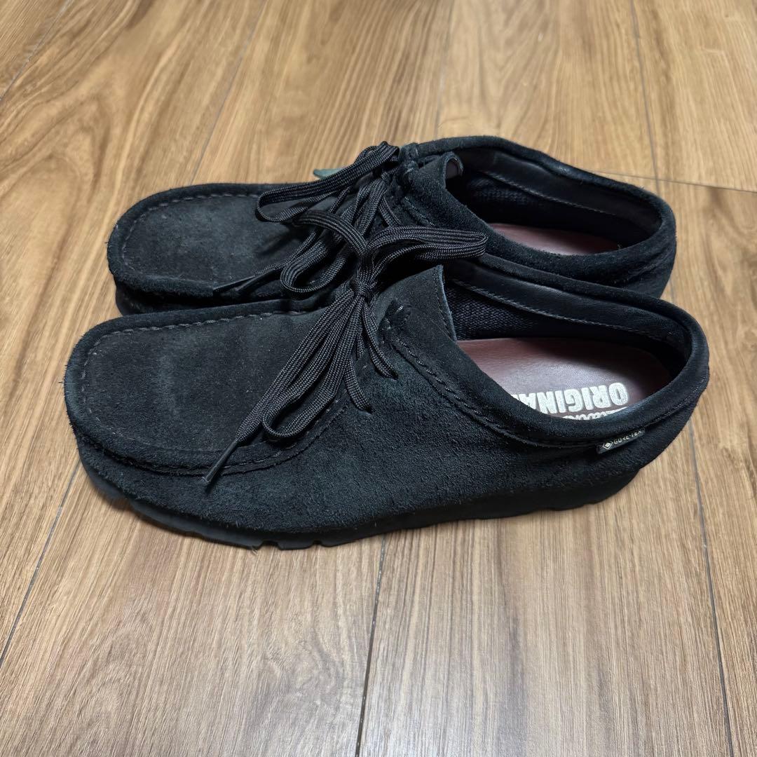 Clarks ワラビーゴアテックス ブラックスエード UK6.5