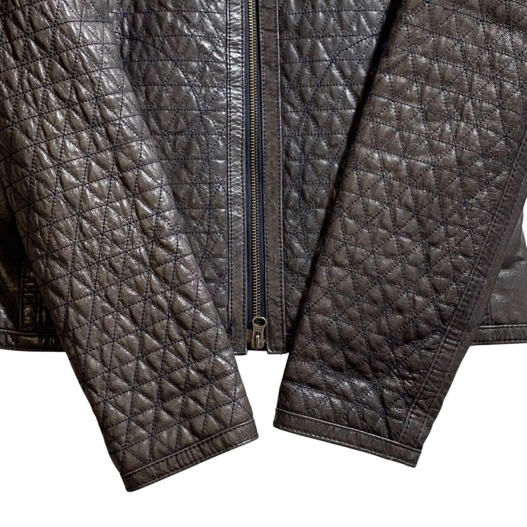 アルマーニジーンズ ARMANI JEANS キルティングレザージャケット