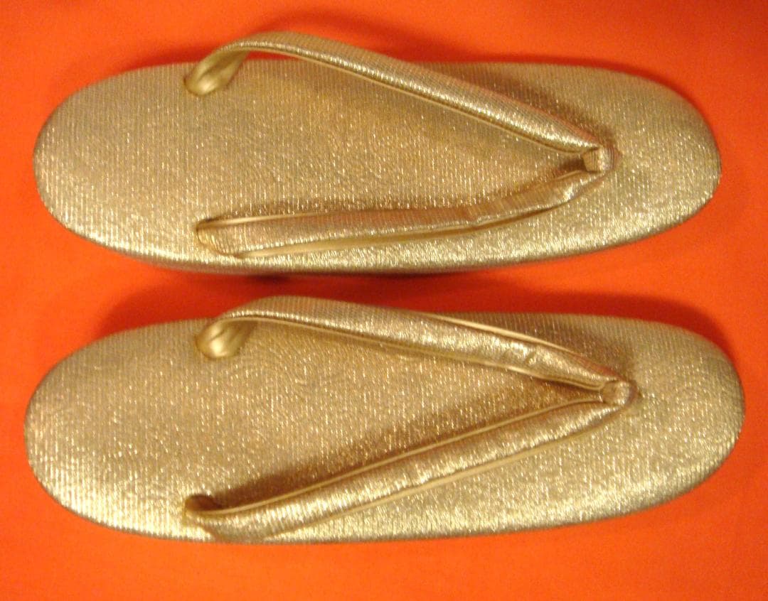 【未使用品】　草履　バッグのセット ゴールド フォーマル　婚礼用　着物　小物