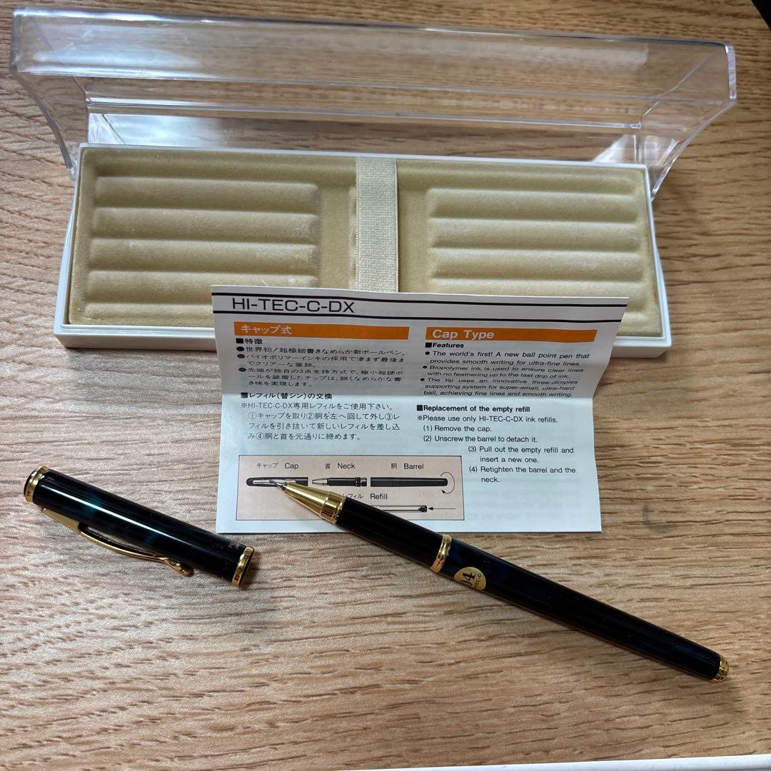 PILOT HI-TEC-C DX Cavalier 0.4mmボールペン未使用 レビュー