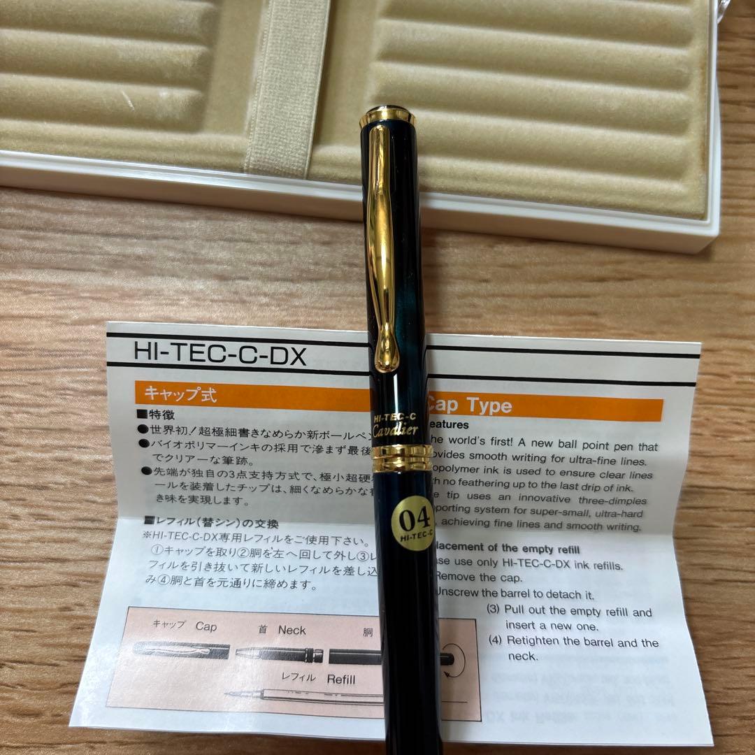 PILOT HI-TEC-C DX Cavalier 0.4mmボールペン未使用 レビュー