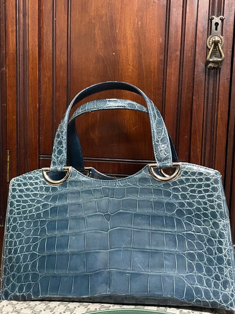 ブルー　ハンドバッグのみ