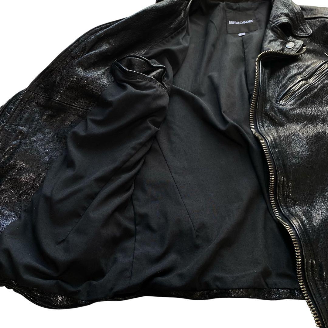 buffalo bobs 00s y2k 匠レザー ライダースジャケット