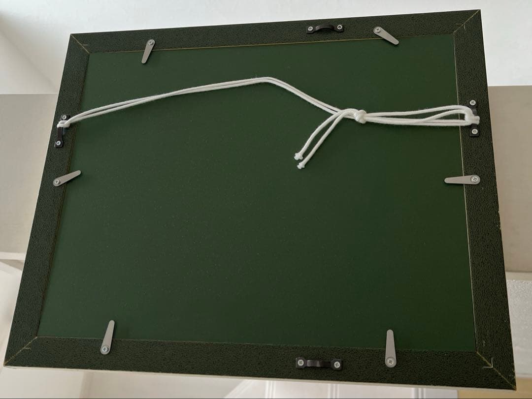 渡辺あきお 版画 雲に願いを 猫 ダイヤモンドスクリーニング 美術品