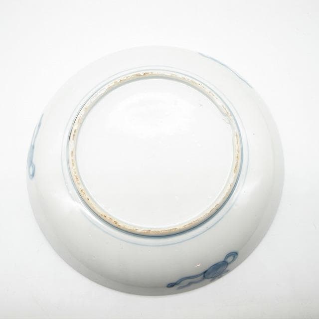 古伊万里　錦手　麒麟の図　八寸皿