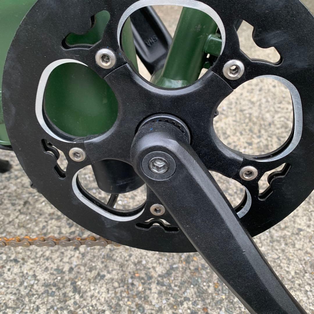 引取限定　EENOUR 電動アシスト折りたたみ自転車 20インチ グリーン