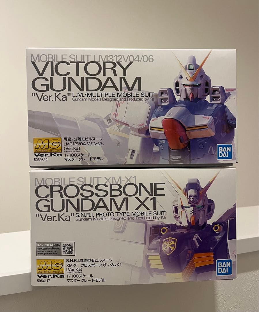 MG Vガンダム Ver.Ka & MGクロスボーンガンダムX-1 Ver.Ka