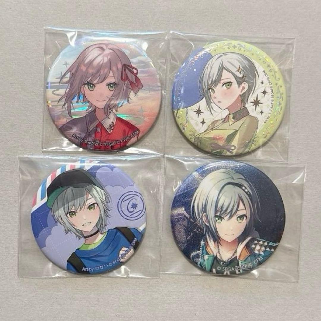 プロセカ 日野森志歩 グリ缶 ホロ缶 缶バッジ - メルカリ