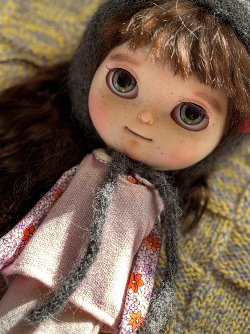 Un petit atelierさまドール用ボネ作家ぬいぐるみカスタムブライス