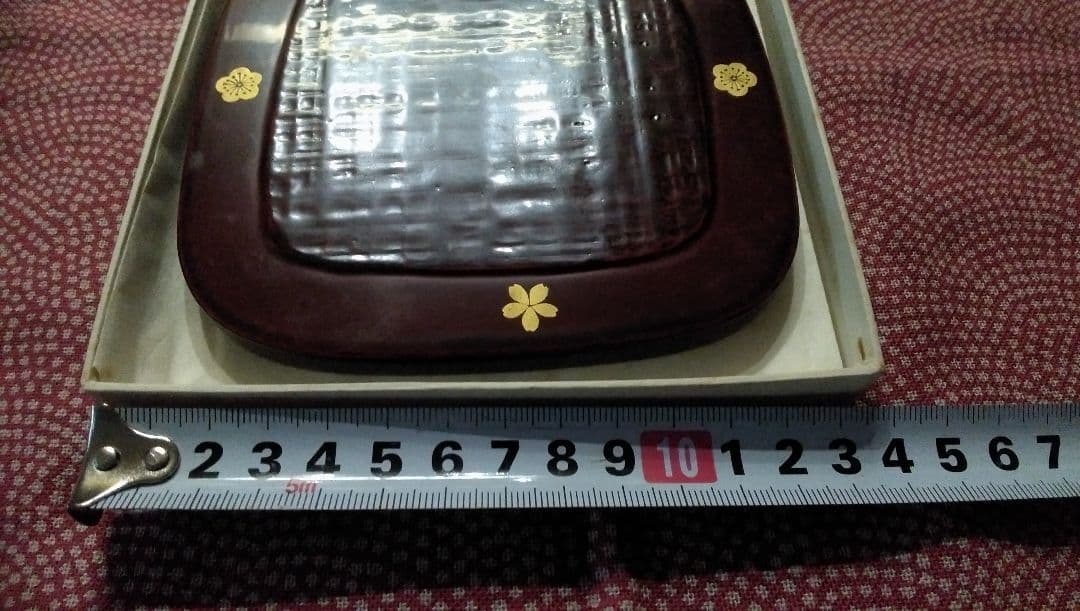 輪島塗、茶托と土瓶敷