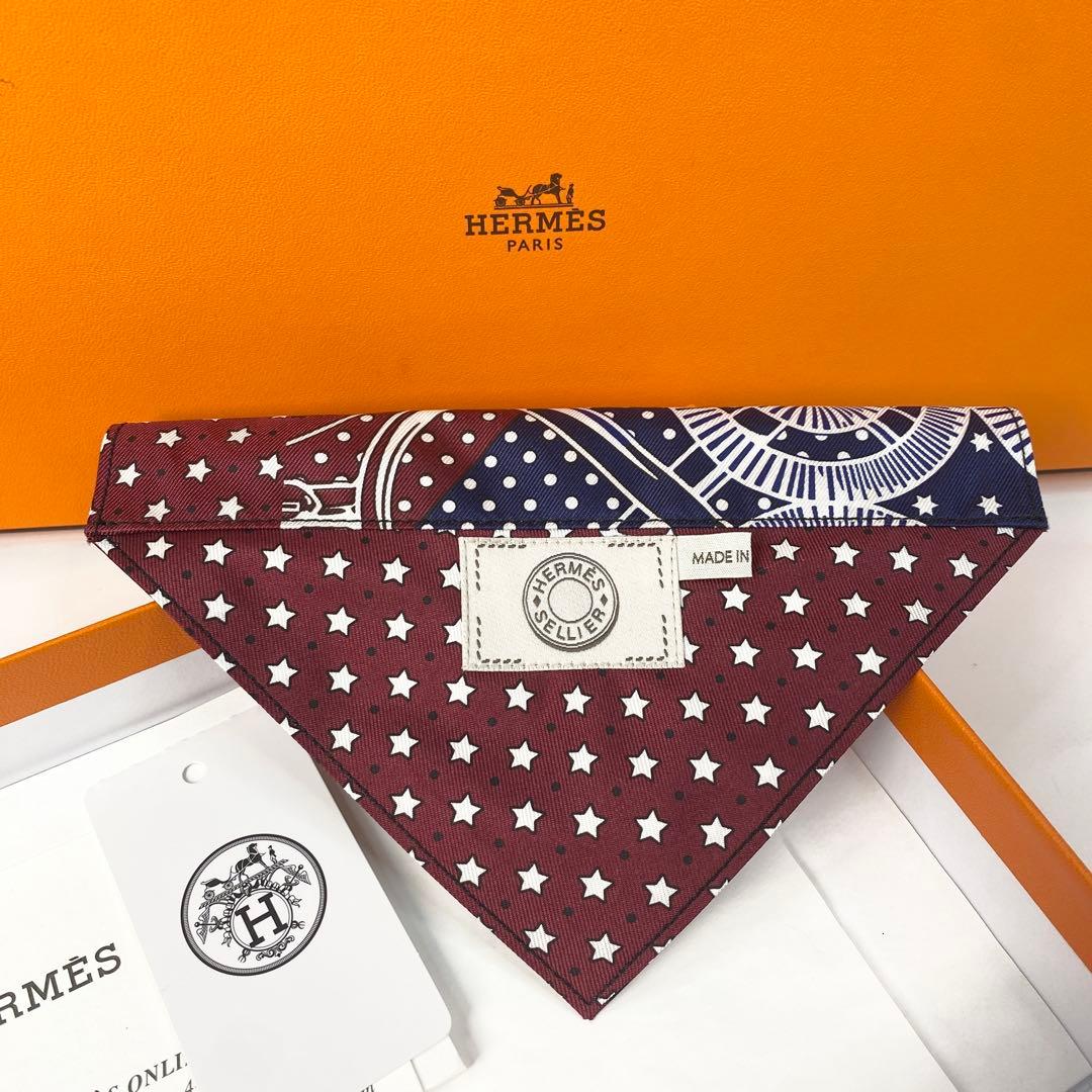 未使用 エルメス HERMES エプロン ドール 犬用 バンダナ - メルカリ
