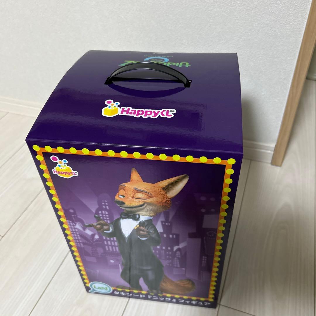 ズートピア ハッピーくじ ラストワン ニック フィギュア 1番くじ おまけ付