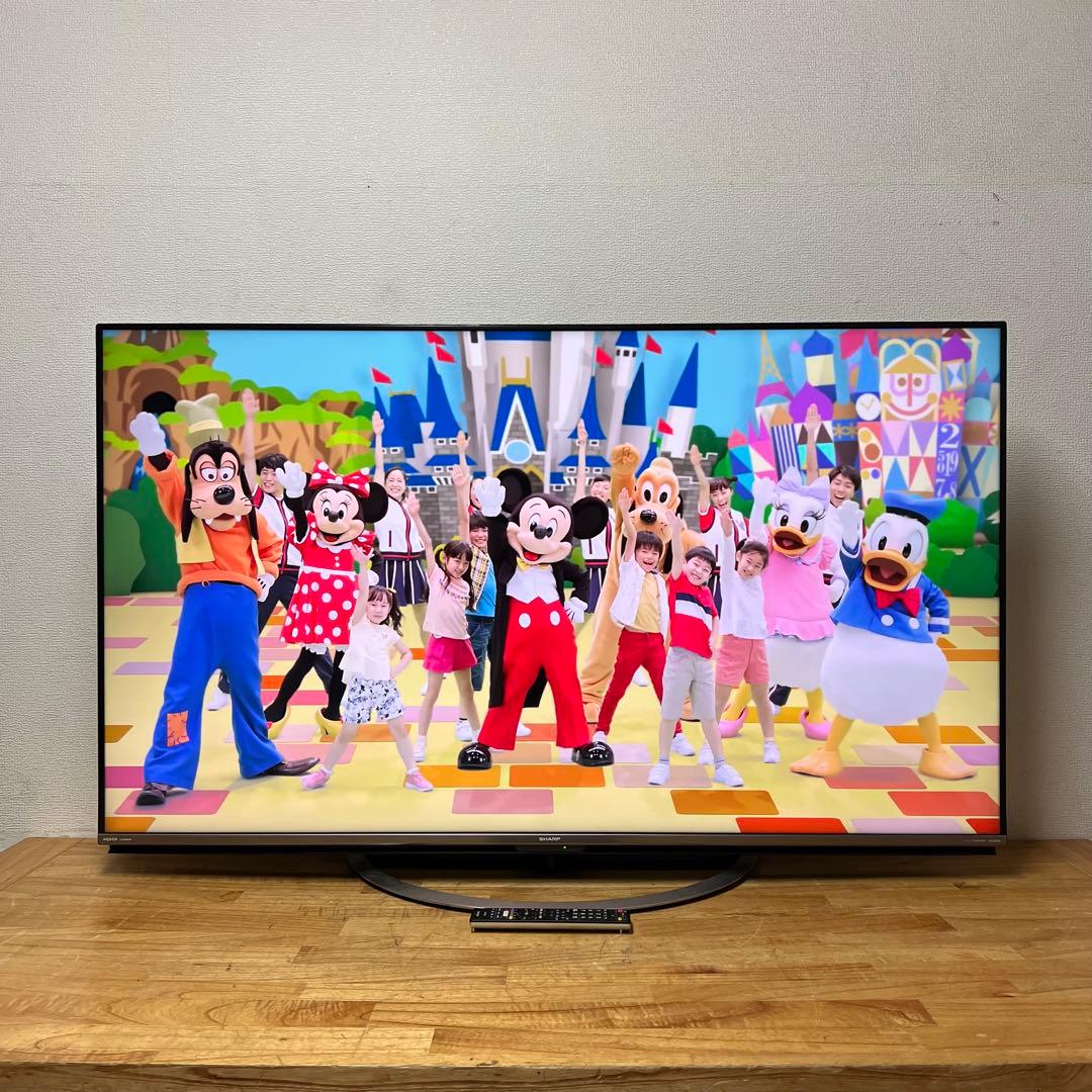 シャープ 60V型 4K液晶テレビ AQUOS LC-60US45 動画アプリ○ シャープ