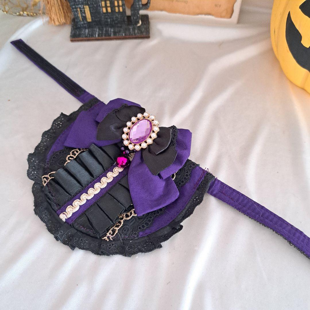 ハロウィン、ゴスロリスタイ(②)わんちゃん猫ちゃん用 ゴスロリ風