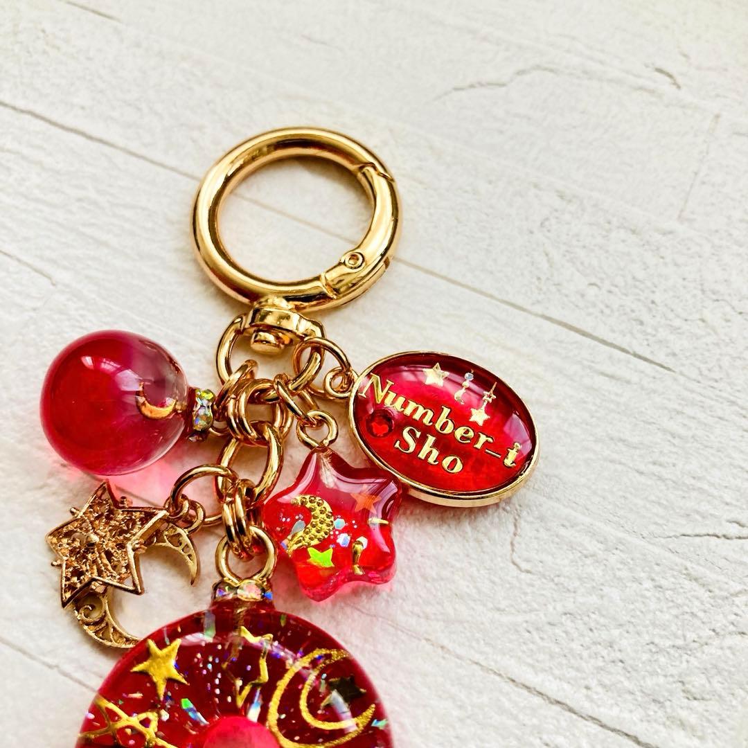 菜々華ページ　名入れNumber_i平野紫耀レジンキーホルダー