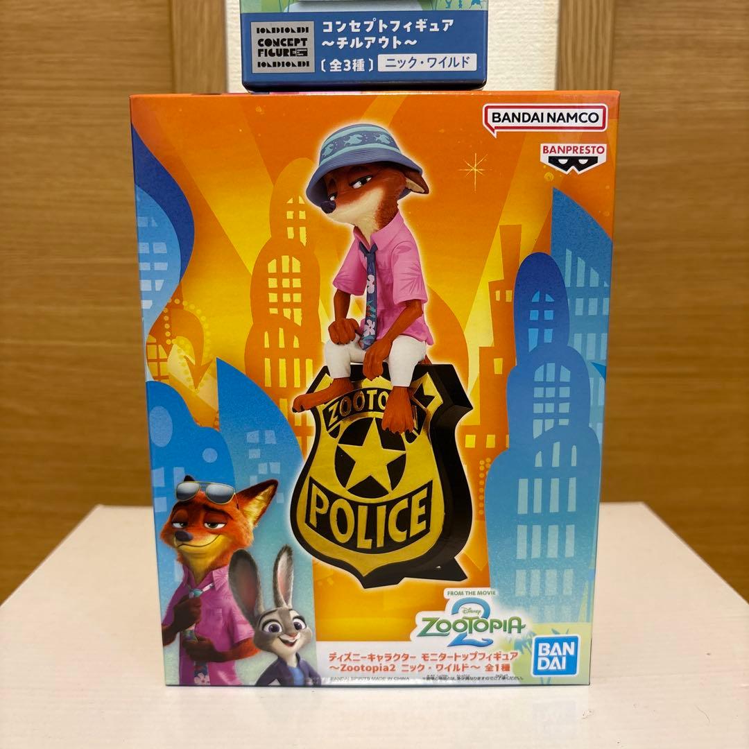 ズートピア2 モニタートップフィギュア コンセプトフィギュア ニック