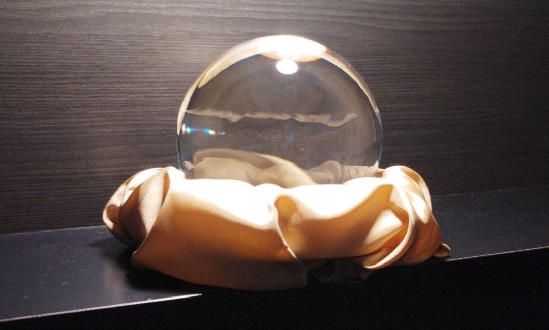 未鑑定品】水晶丸玉