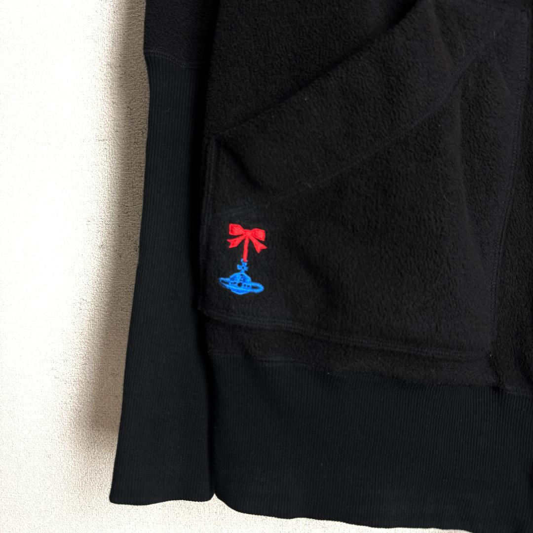 ☆高級モデル☆ダブルジップ☆オーバーサイズ】ヴィヴィアン 刺繍