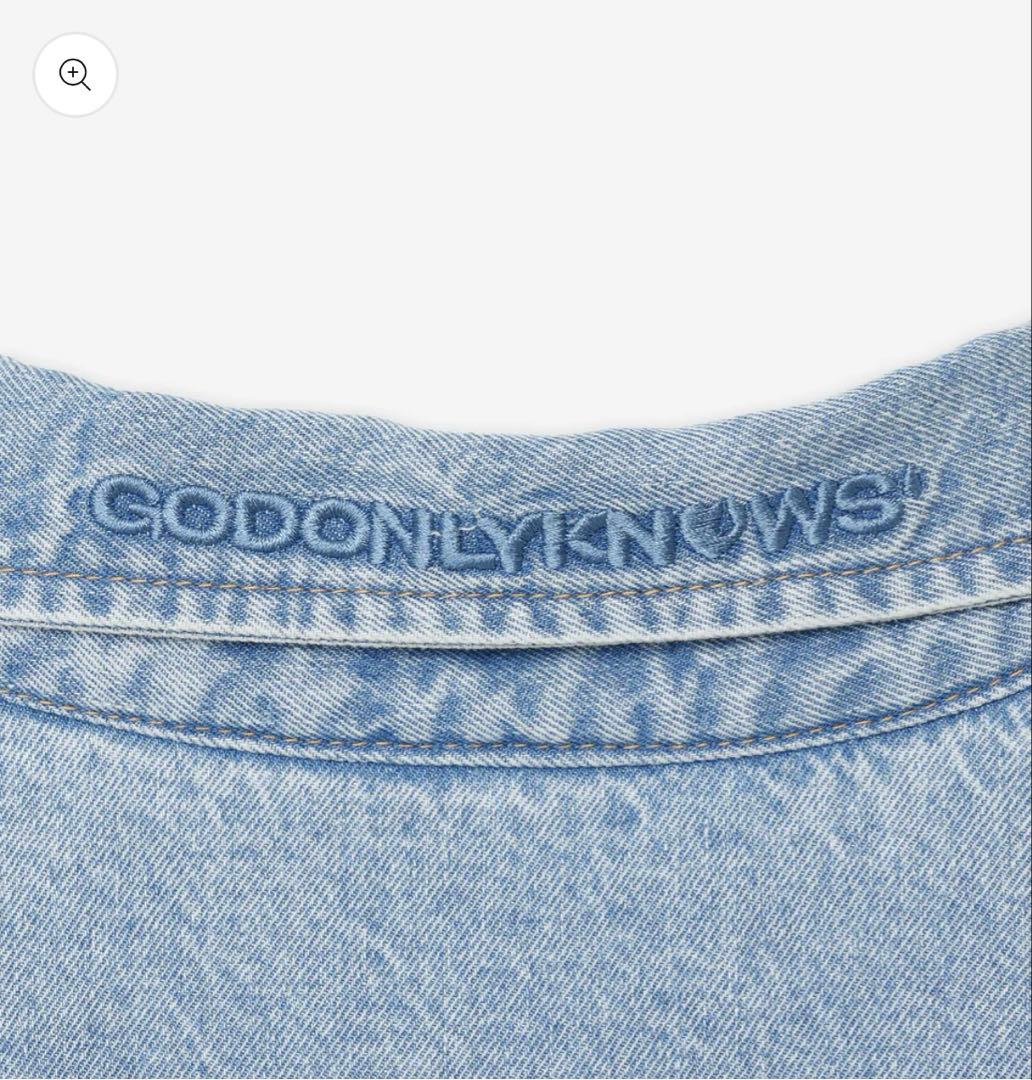 岩田剛典　GOD ONLY KNOWS DENIM SHIRT Sサイズ