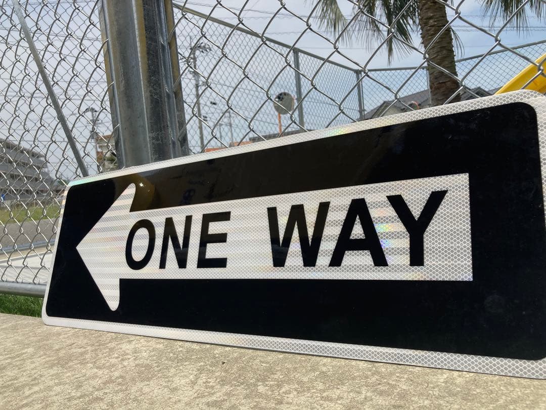 アメリカンガレージオブジェ道路標識アメリカロードサイン特大看板屋外