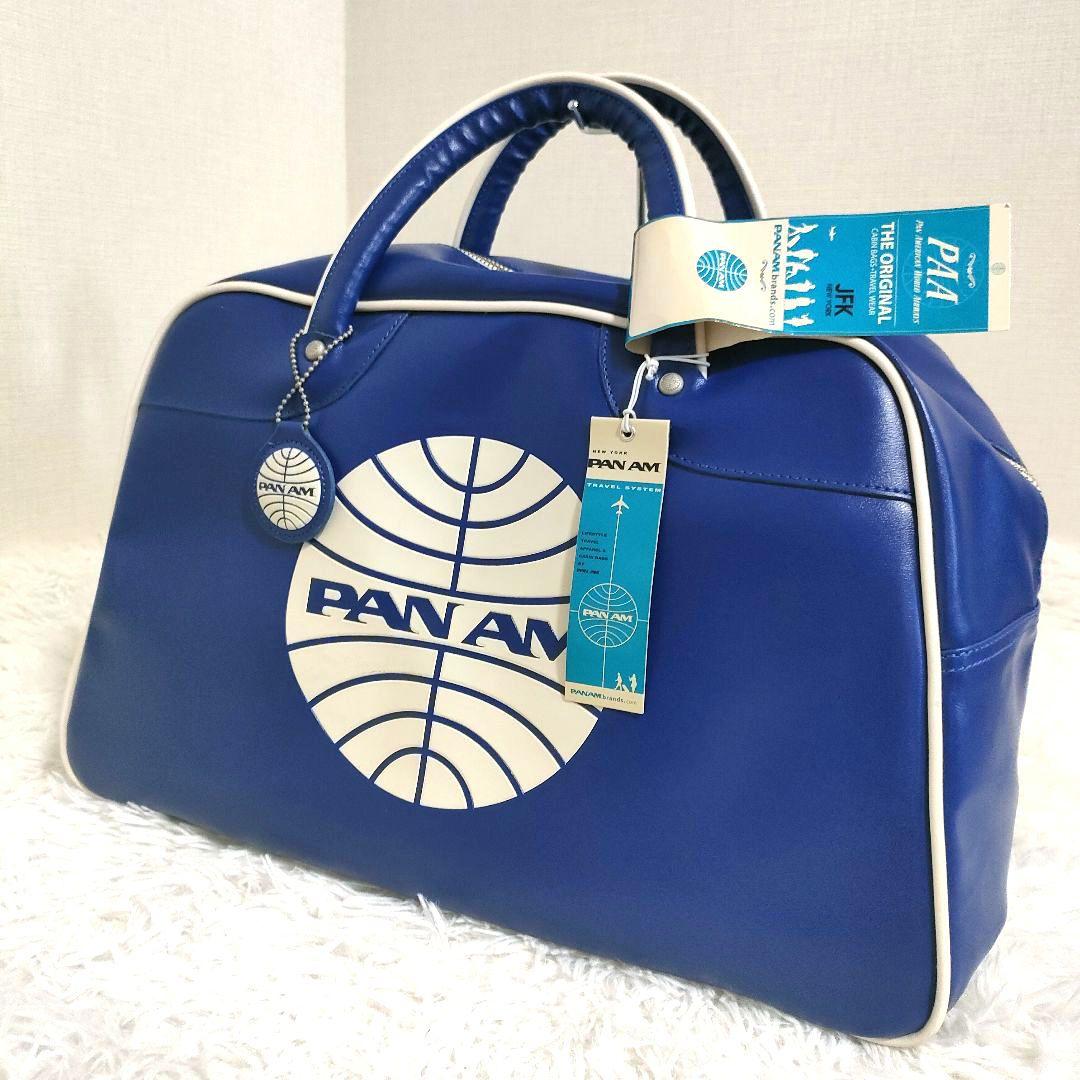 パンナム航空 ボストンバッグ 新品タグ付き 復刻 デッドストック 激