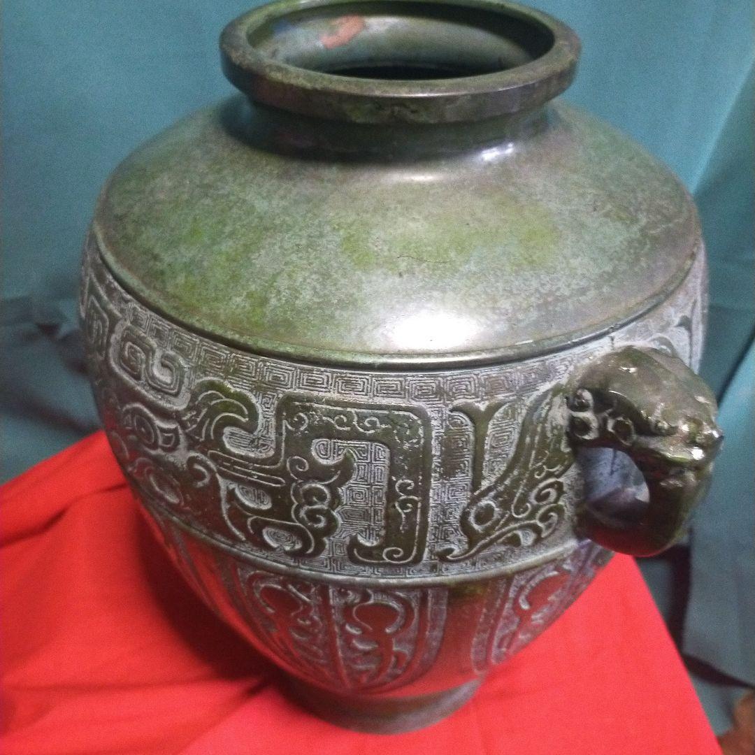 銅器の花瓶・飾り壺・彫刻