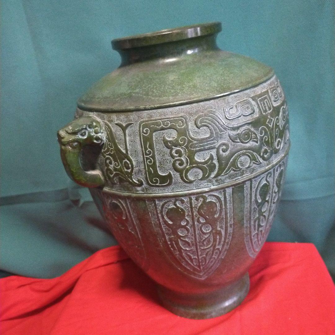 銅器の花瓶・飾り壺・彫刻