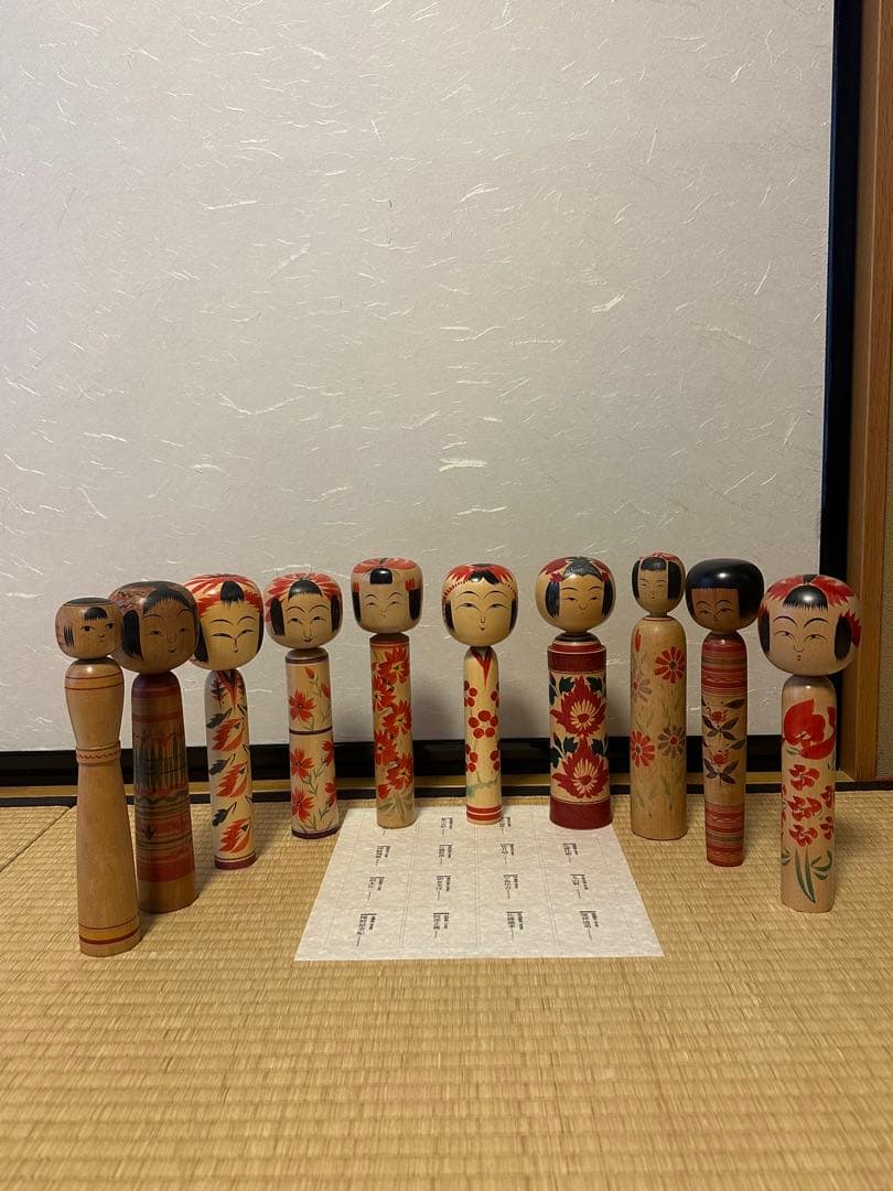 美品 伝統こけし 名工の譜 10本セット 欠品あり 美品 伝統