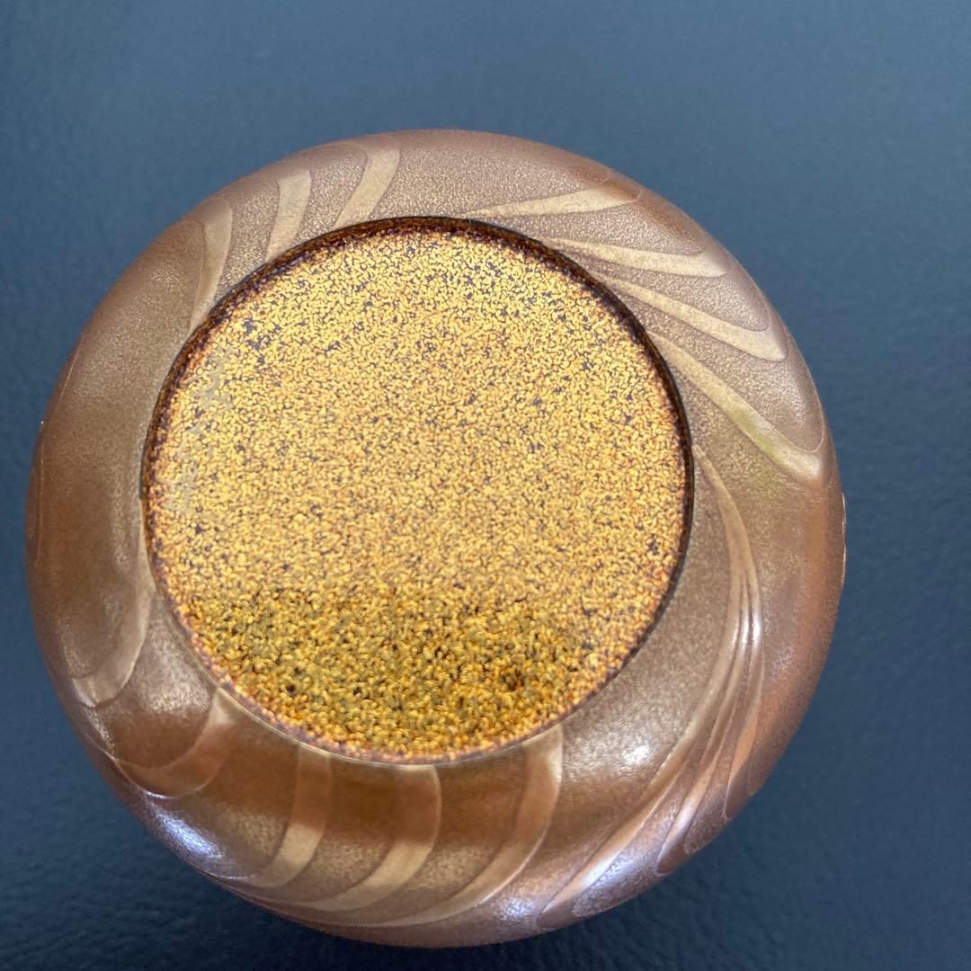 茶道具棗 尋牛斎 流水蒔絵 大棗 工芸品 一瓢斎作 大