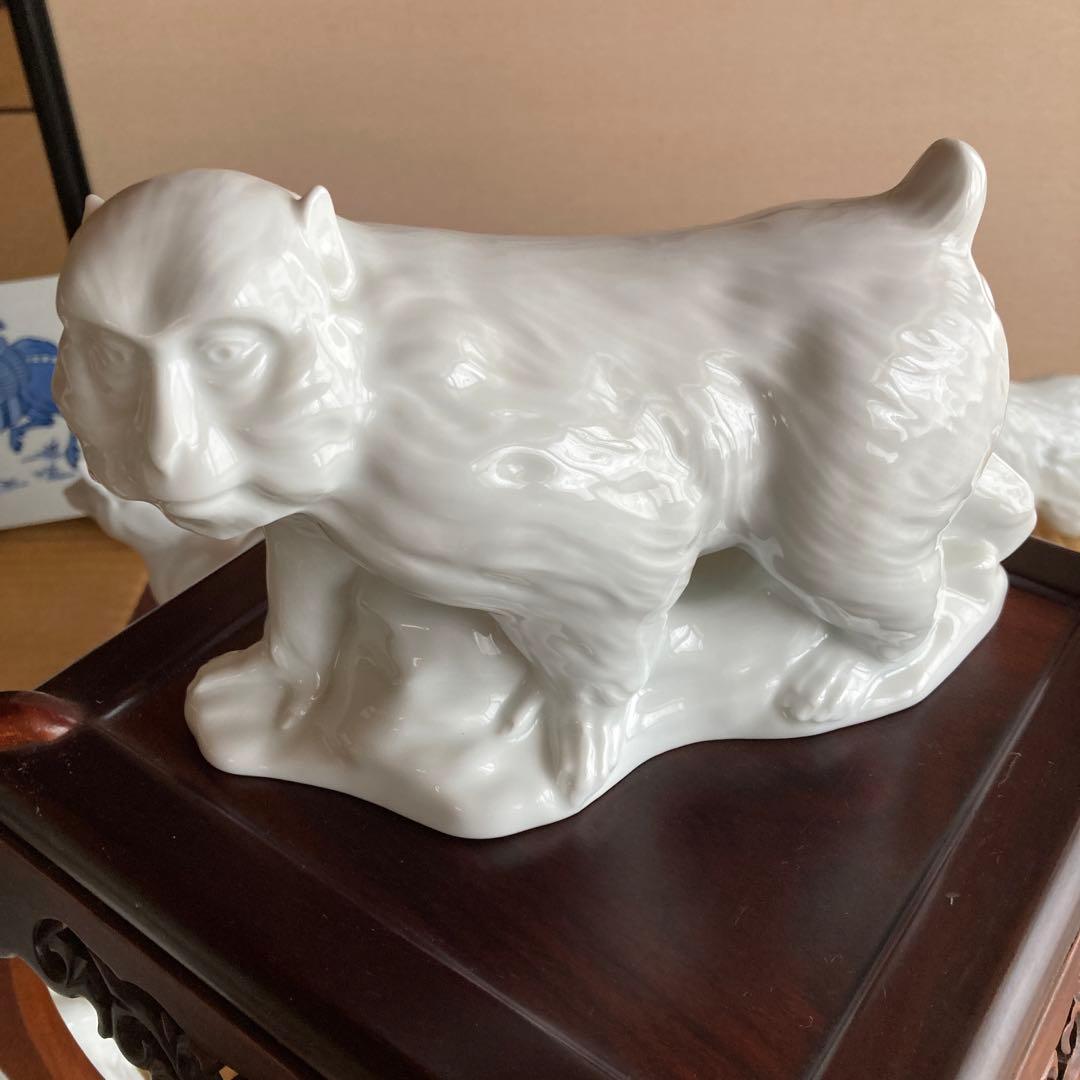 有田焼　白磁　12干支　置物セット