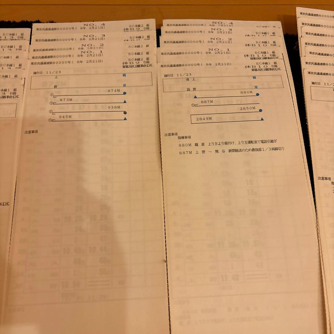 鉄道スタフ　籠原区　13行路