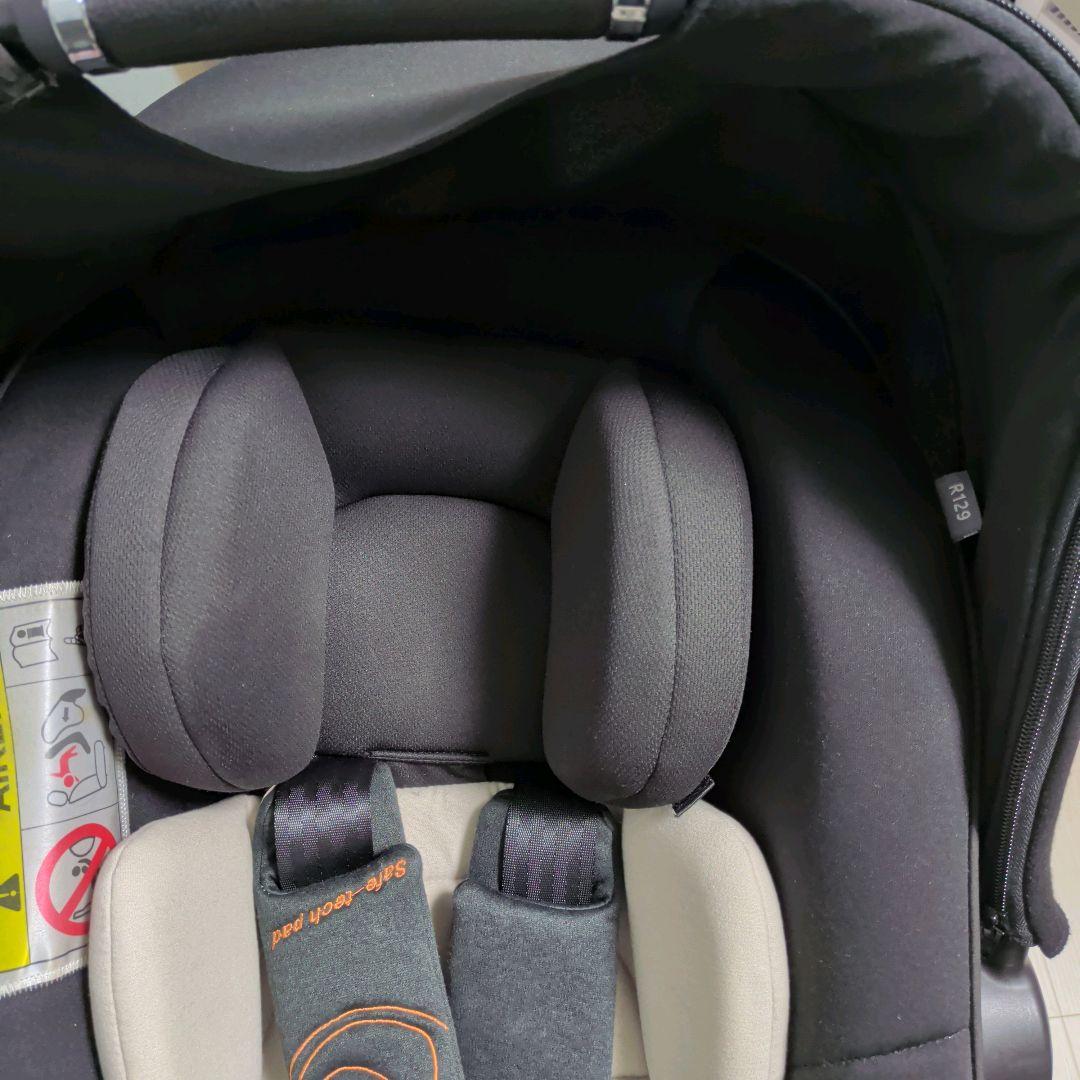 【美品】アップリカ　エアキャリー　トラベルシステムベースセット