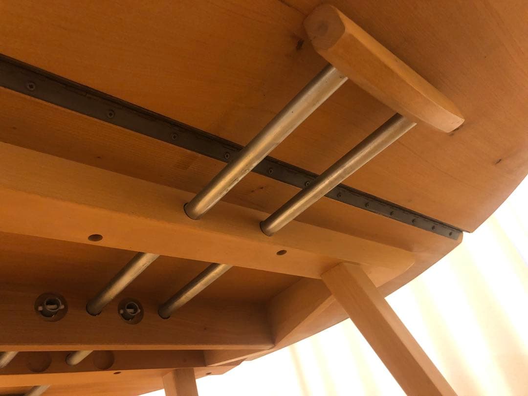 《カシメル》【アーコール】バタフライテーブル　ドロップリーフテーブル