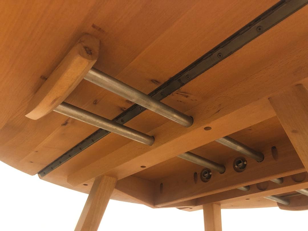 《カシメル》【アーコール】バタフライテーブル　ドロップリーフテーブル