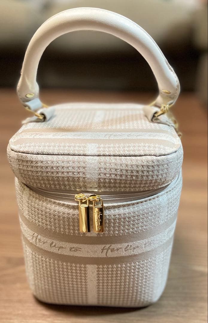HLT herlipto Jacquard Vanity Bag バニティ