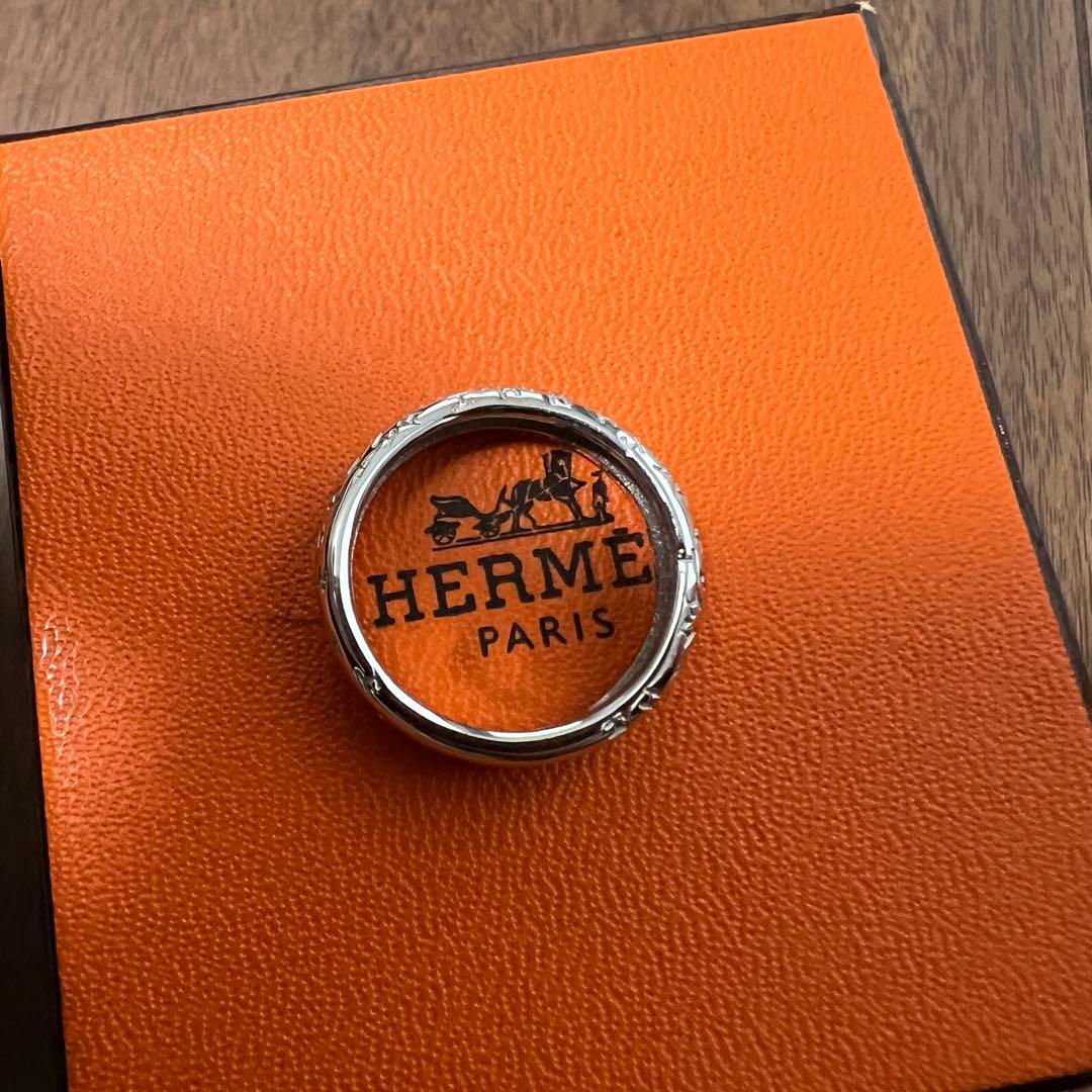 HERMES エルメス　トゥーブー　リング　56　K18WG 750