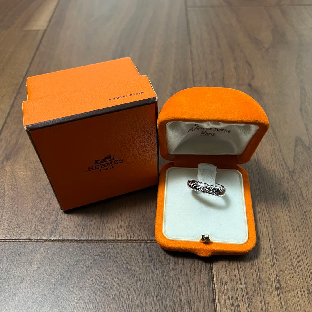 HERMES エルメス　トゥーブー　リング　56　K18WG 750