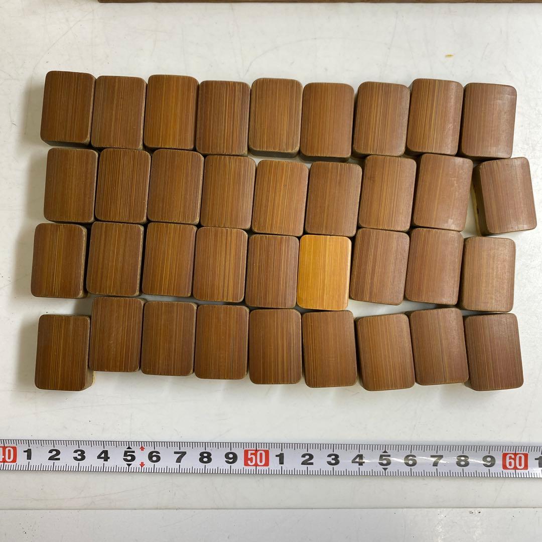 中国古玩 玉壷清玩 唐木入・骨製 麻雀牌 東キ8-0124☆2F トヒトオ