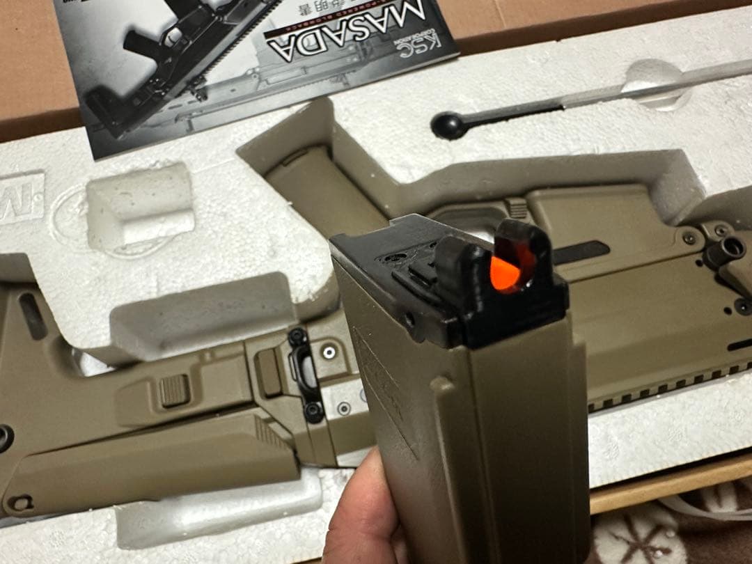 KSC PTS MASADA ガスブローバックライフル タンカラー