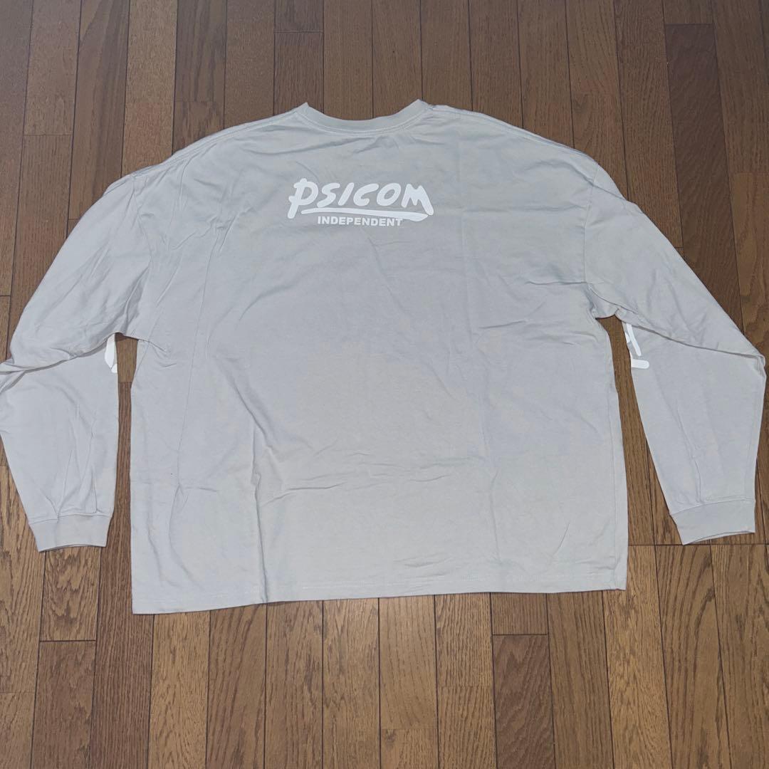 サイコムpsicom ロンT 白グレーXLサイズ ⭐︎2枚セット