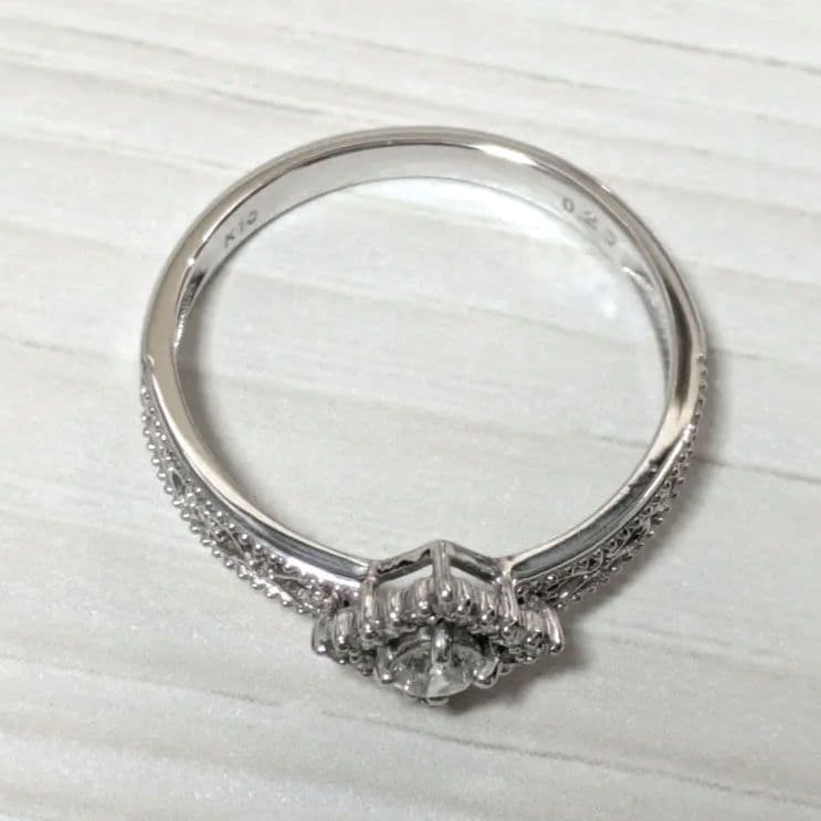 n*n様 K10 0.2ct 約11.5号 ダイヤモンドリング