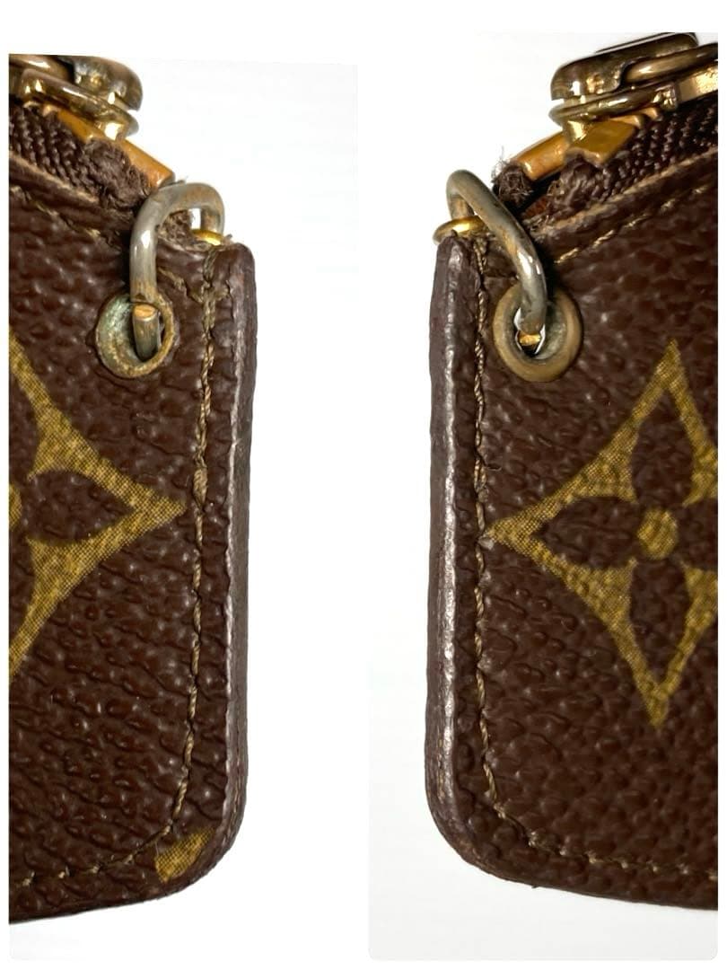 美品　ルイヴィトン　モノグラム　エテュイ　クレピア　ケース　チャーム