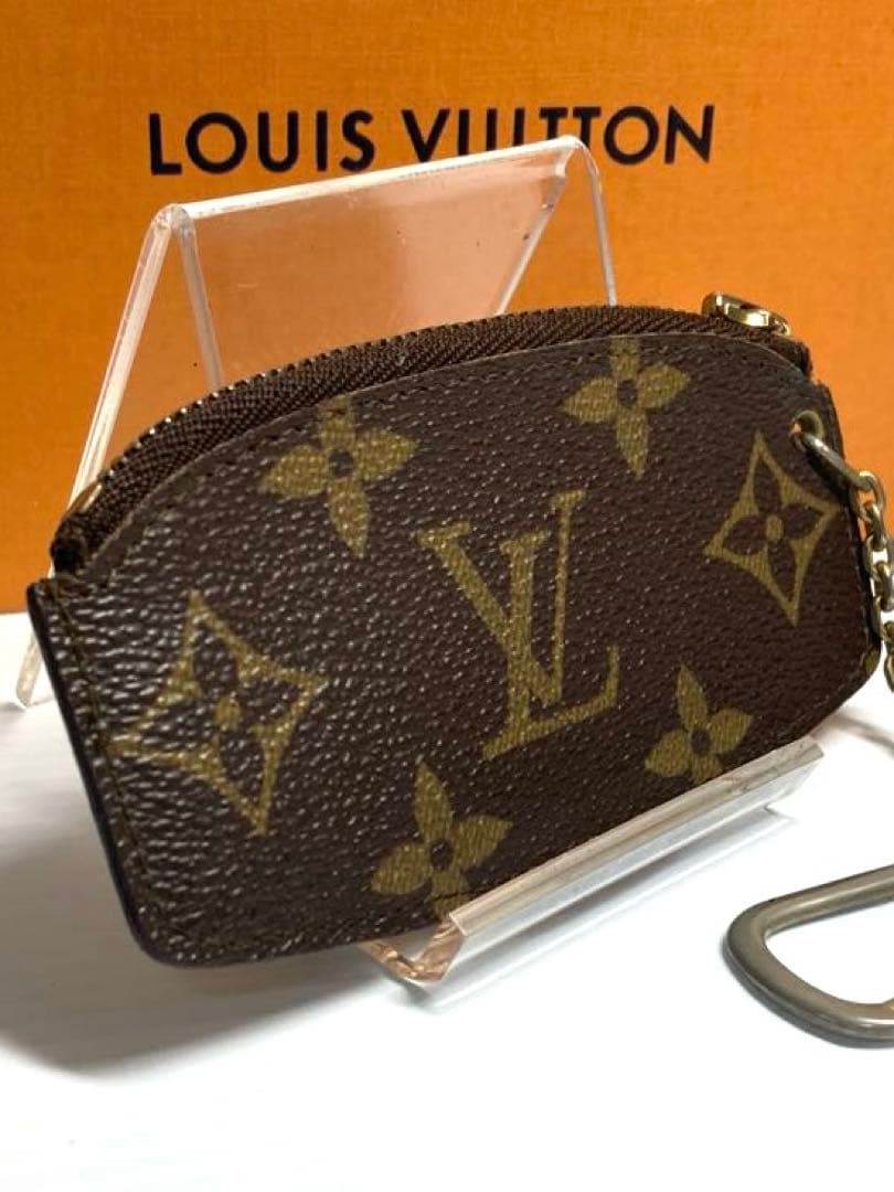 美品　ルイヴィトン　モノグラム　エテュイ　クレピア　ケース　チャーム