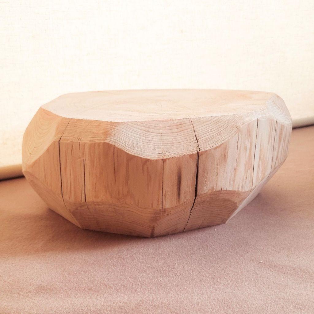 天然アロマ 東濃ひのき テーブル 飾り台 無垢無塗装 オーガニック