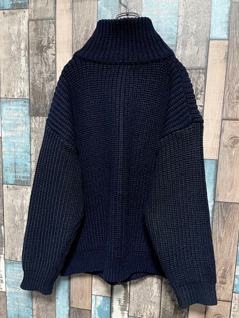 香港製 90s POLO ラルフローレン ドライバーズニット ジャケット 刺繍