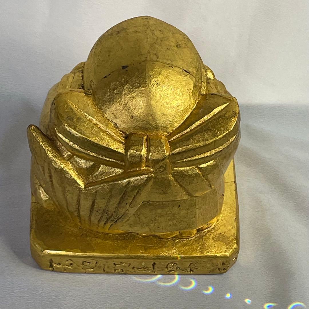 彫刻家 人間国宝 平櫛田中 恵比寿尊 金箔細工 ブロンズ彫刻 - メルカリ