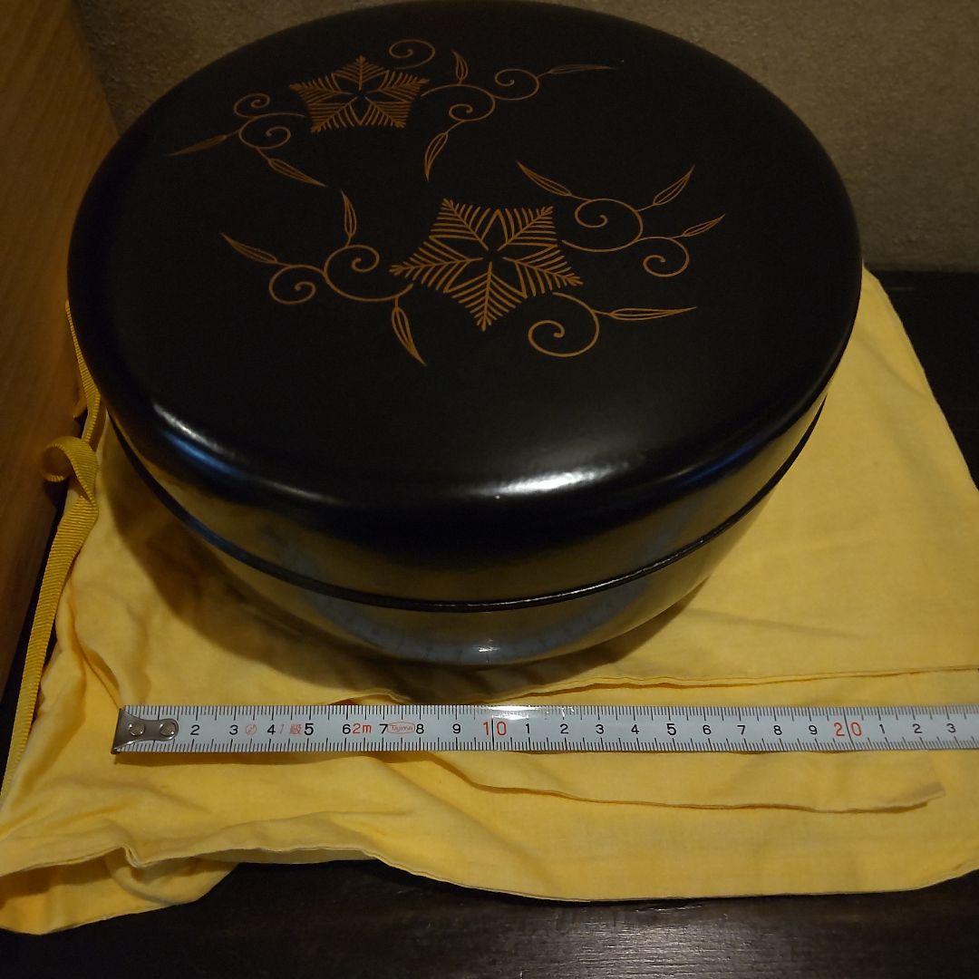 千家茶道具 菓子器 中川光哉 唐草蒔絵食篭 - メルカリ