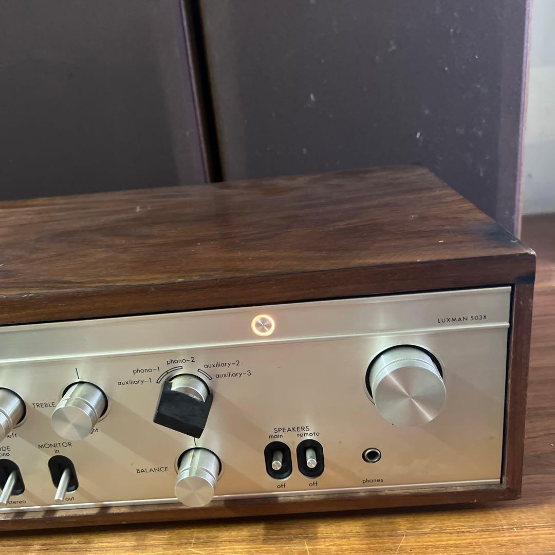 LUXMAN 503X ソリッドステートアンプ 4）LUXMAN SQ－503X