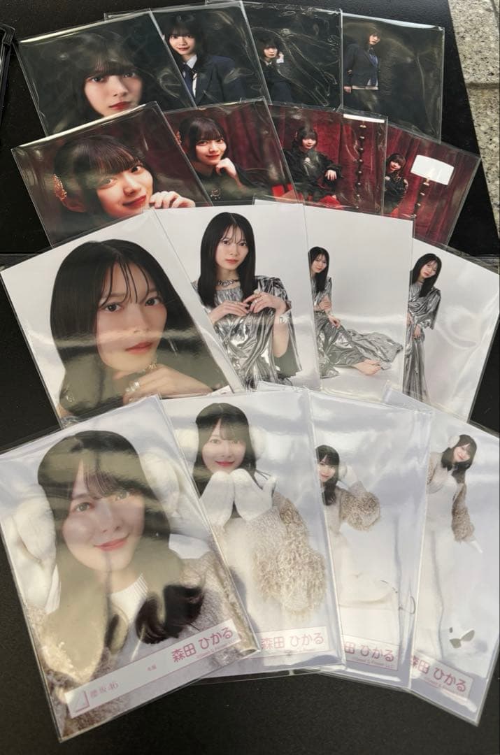 Unhappy birthday構文 MV ジャケット 冬服 森田ひかる コンプ Loppi